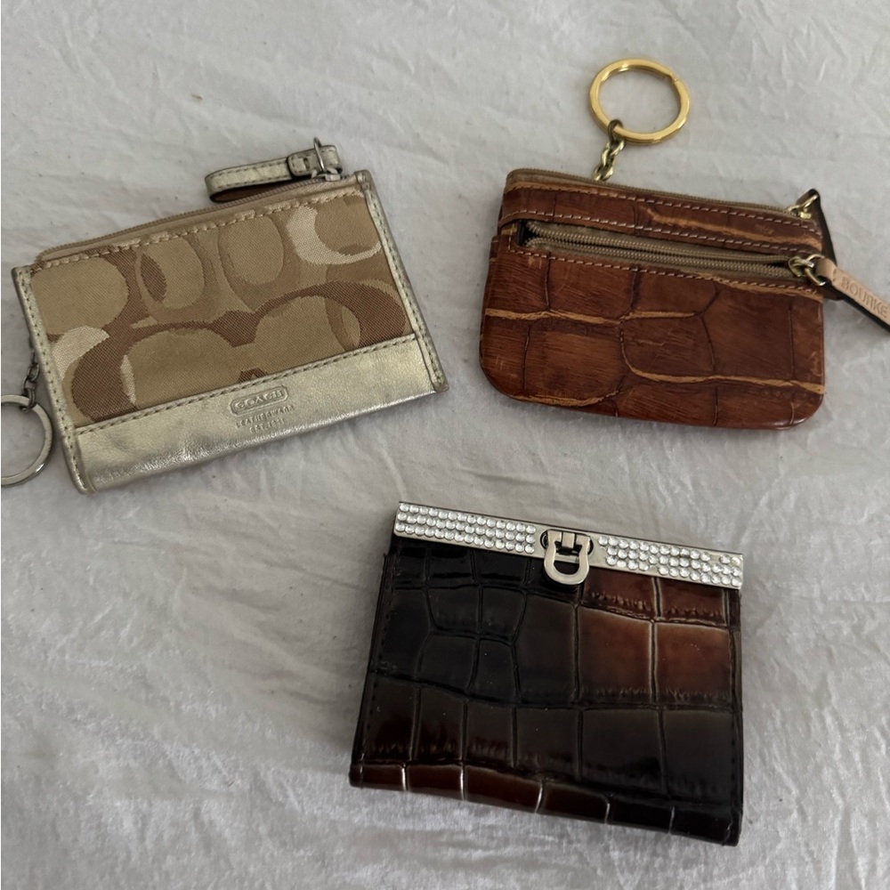 Coach, Dooney and other small wallets Set of 3
VINTAGE